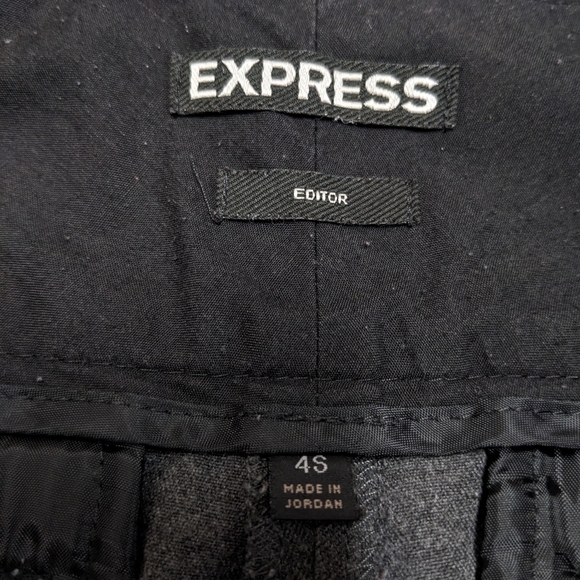 Express Gray Bootcut Trouser Pants - Picture 8 of 9